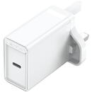 Incarcator de retea USB-C Wall Charger Vention FADW0-UK (20 W) UK White