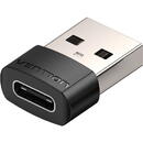 USB 2.0 Male to USB-C Female Adapter Vention CDWB0 Black PVC
