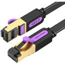 Flat UTP Category 7 Network Cable Vention ICABF 1m Black