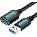USB 3.0 male to female extension cable Vention CBHBG 1.5m Black PVC