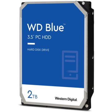 Hard disk Western Digital Blue 2TB 3.5" 64MB SATA 6GB/S 5400RPM