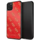 Husa Guess GUHCN654GGPRE iPhone 11 Pro Max red/red hard case 4G Double Layer Glitter