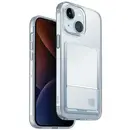 Husa Uniq Air Fender ID iPhone 15 case 6.1&quot; nude transparent Cardslot