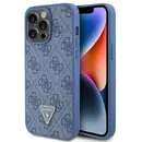 Husa Guess GUHCP15XP4TDPB iPhone 15 Pro Max 6.7&quot; blue/blue hardcase Leather 4G Triangle Strass