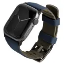 Husa UNIQ pasek Linus Apple Watch Series 4/5/6/7/8/SE/SE2/Ultra 42/44/45mm. Airosoft Silicone niebieski/nautical  blue
