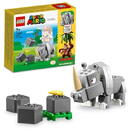 LEGO Super Mario - Set de extindere - Rinocerul Rambi 71420, 106 piese
