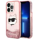 Husa Karl Lagerfeld KLHCP14LLNCHCP iPhone 14 Pro 6.1" pink/pink hardcase Glitter Choupette Head