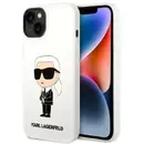 Husa Karl Lagerfeld KLHCP14MSNIKBCH iPhone 14 Plus 6.7&quot; hardcase white/white Silicone Ikonik