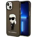 Husa Karl Lagerfeld KLHCP14SHNIKTCK iPhone 14 6.1&quot; black/black hardcase Ikonik Karl Lagerfeld