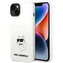 Husa Karl Lagerfeld KLHMP14MSNCHBCH iPhone 14 Plus 6.7&quot; hardcase white/white Silicone Choupette MagSafe