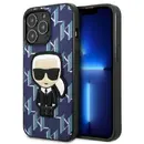 Husa Karl Lagerfeld KLHCP13XPMNIKBL iPhone 13 Pro Max 6.7&quot; hardcase blue/blue Monogram Ikonik Patch