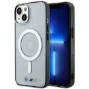 Husa BMW BMHMP14SHCRS iPhone 14 6.1&quot; case transparent hardcase Silver Ring MagSafe