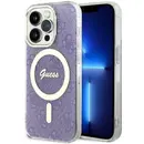 Husa Guess GUHMP14LH4STU iPhone 14 Pro 6.1" purple/purple hardcase 4G MagSafe