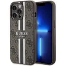 Husa Guess GUHMP13LP4RPSW iPhone 13 Pro / 13 6.1&quot; brown/brown hardcase 4G Printed Stripes MagSafe