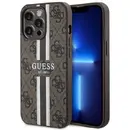 Husa Guess GUHMP13XP4RPSW iPhone 13 Pro Max 6.7&quot; brown/brown hardcase 4G Printed Stripes MagSafe