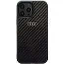 Husa Audi Carbon Fiber iPhone 14 Pro 6.1&quot; black/black hardcase AU-TPUPCIP14P-R8/D2-BK