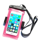 Husa Hurtel PVC waterproof armband phone case - pink