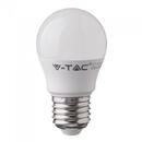 V-Tac BEC LED G45 E27 5.5W CRI95+ 4000K ALB NEUTRU
