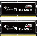 Memorie G.Skill DDR5 - 64GB - 5600 - CL - 46  (2x 32 GB) dual kit, RAM (black, F5-5600S4645A32GX2-RS, Ripjaws, INTEL XMP)