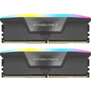 Memorie Corsair DDR5 - 64GB - 5600 - CL - 36 (2x 32 GB) dual kit, RAM (gray, CMH64GX5M2B5600Z36K, Vengeance RGB, AMD EXPO)