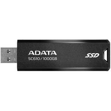 SSD Extern A-Data SC610 2000GB USB3.2A Gen2 Negru