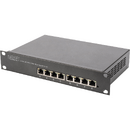 Switch DIGITUS Switch 10 inches Rack 8-port GigabitEthernet, 8x10/100/1000Mbps