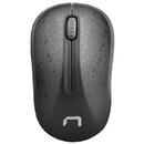 Mouse Natec Mouse optic, wireless, 1600dpi, USB, Negru