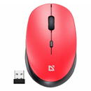 Mouse defender Mouse fara fir, optic, silent click, AURIS MB-027, 800/1200/1600DPI Rosu