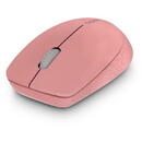 Mouse Rapoo Mouse Optic, wireless, M100, fara fir, 1300dpi, Multi-Mode, Roz