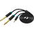 Accesorii Audio Hi-Fi Vention BACBJ Male TRS 3.5mm to 2x Male 6.35mm Audio Cable 5m Black