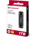 SSD Extern Transcend ESD310C 1TB USB 3.2 Negru