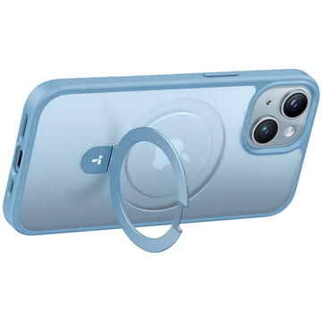 Husa Torras phone case Ostand Matte for iPhone 15(navy blue)