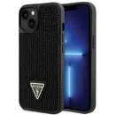 Husa Guess GUHCP14SHDGTPK iPhone 14 6.1" black/black hardcase Rhinestone Triangle
