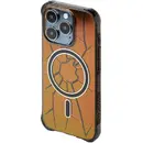 Husa MagSafe Kingxbar PQY Crack Series silicone case for iPhone 15 Pro - black