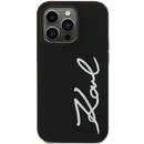 Husa Karl Lagerfeld KLHCN61SKSVGK iPhone 11 / Xr 6.1" black/black hardcase Silicone Signature