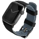 Husa UNIQ pasek Linus Apple Watch Series 4/5/6/7/8/SE/SE2 38/40/41mm. Airosoft Silicone czarny/midnight black