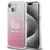 Husa Hello Kitty IML Gradient Electrop Kitty Head case for iPhone 15 - pink