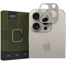 Folie de protectie Camera spate HOFI ALUCAM PRO+ pentru Apple iPhone 15 Pro Max / 15 Pro, Sticla Securizata, Full Glue, Gri