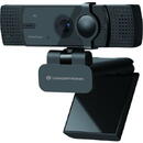 Camera web Conceptronic Webcam AMDIS 4K Ultra-HD- AFMicroph , Negru