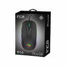 Mouse cian technology INCA Gaming IMG-348,3200dpi, 7 Taste, USB,Negru