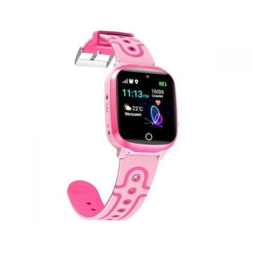 Smartwatch GoGPS Smartwatch pentru copii K17PK Roz