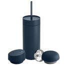 Fellow Carter thermal mug set + 3 caps navy blue matt 473 ml