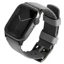 UNIQ pasek Linus Apple Watch Series 4/5/6/7/8/SE/SE2/Ultra 42/44/45mm. Airosoft Silicone szary/chalk grey