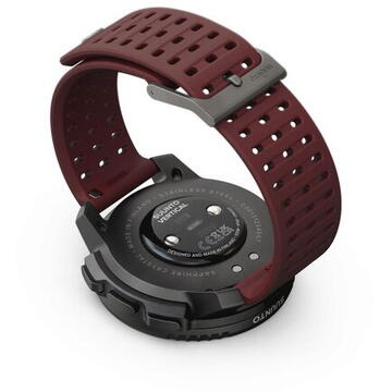 Smartwatch Suunto Ceas sport Vertical Titanium, 10ATM, Silicon, 49mm, Ruby