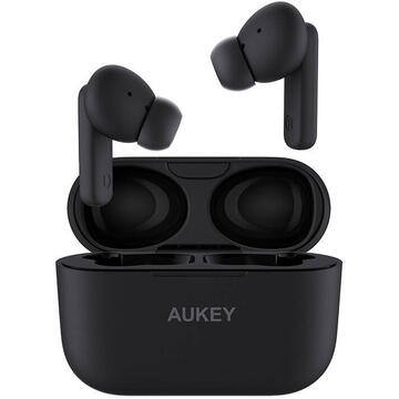 Aukey EP-M1S, Bluetooth 5.1, TWS, Negru