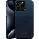 Husa Husa de protectie Pitaka StarPeak MagEZ Case 4, 1500D, pentru iPhone 15 Pro, compatibila MagSafe Over the Horizon