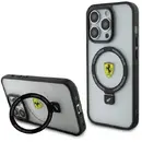 Husa Ferrari FEHMP15LUSCAH iPhone 15 Pro 6.1&quot; transparent hardcase Ring Stand 2023 Collection MagSafe