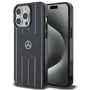 Husa Mercedes Double Layer Crossed Lines MagSafe case for iPhone 15 Pro - black