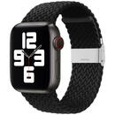 Curea pentru Apple Watch 1/2/3/4/5/6/7/8/9/SE/SE 2 (38/40/41mm) - Techsuit Watchband (W032) - Black