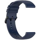 Curea pentru Samsung Galaxy Watch 4/5/Active 2, Huawei Watch GT 3 (42mm)/GT 3 Pro (43mm) - Techsuit Watchband 20mm (W001) - Dark Blue